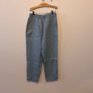 Not Perfect Linen light blue pants